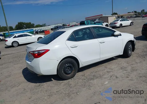 2016 Toyota Corolla L from USA, damaged, VIN 2T1BURHE9GC502054